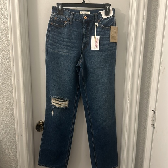NWT Jessica Simpson
Sweet Slouchy Straight Leg High Rise Jeans - Picture 7 of 12